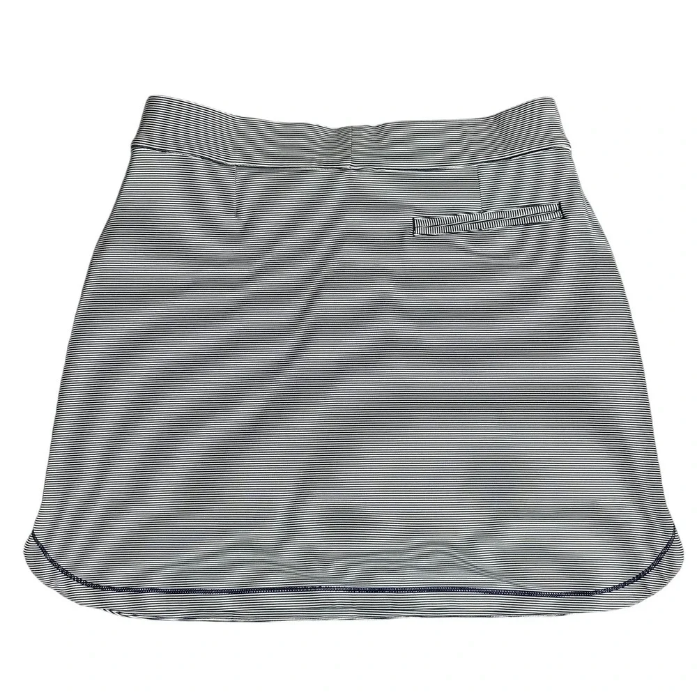 Peter Millar Womens Golf Skort Navy White Stripe UPF 50+ Athletic‎ Size Large L